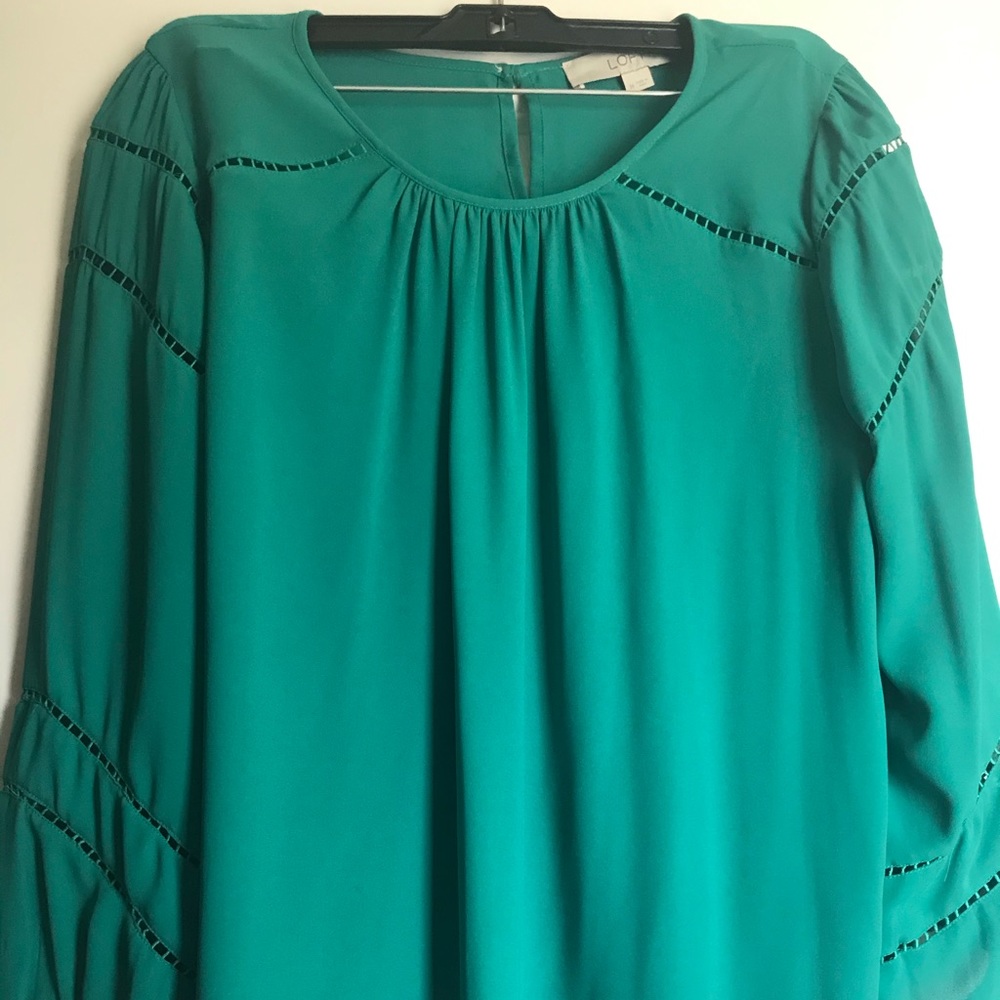 Loft size Medium three quarter sleeve blouse